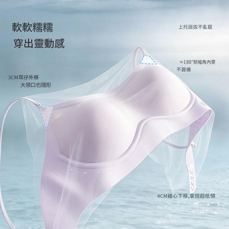【夏季低領口內衣】美背無痕隱形低胸方領薄款抗菌胸罩 【夏季低領口內衣】美背無痕隱形低胸方領薄款抗菌胸罩